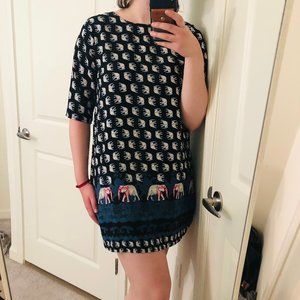 NWT AUDREY 3+1 Elephant Dress